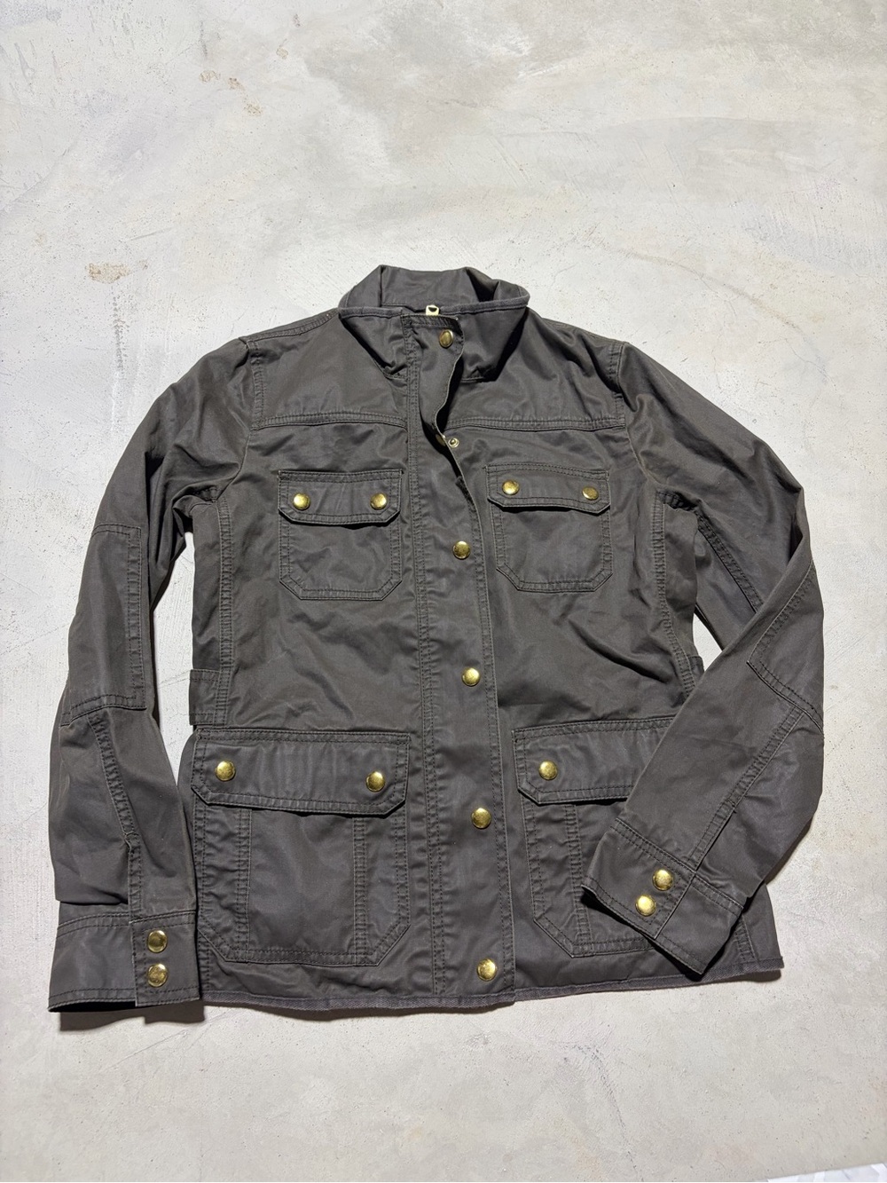 J. Crew Women's Utility boyfriend field Button-Front Jacket XS